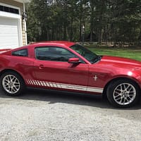 2012 Candy Red Mustang